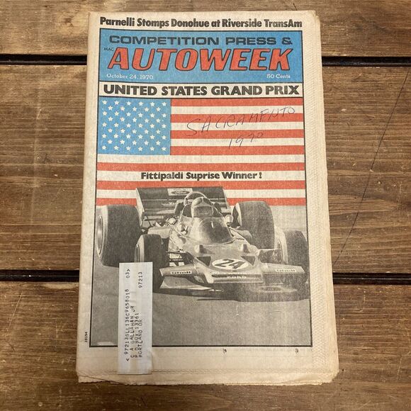 Lot of 11 Car Race Competition Press & Autoweek Newspapers 1964-1972 - Picture 8 of 12